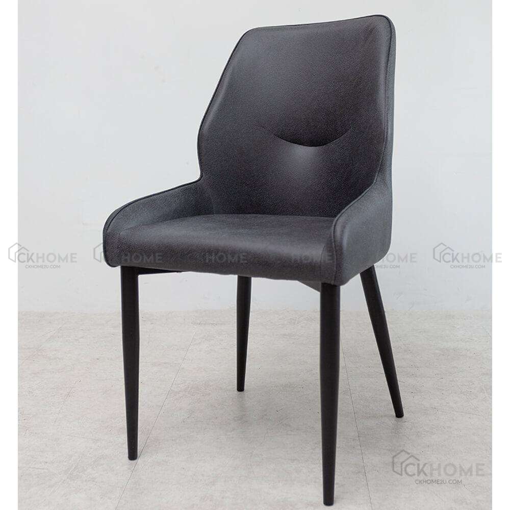 Jagger Grey Leatheraire Dining Chair (2units)